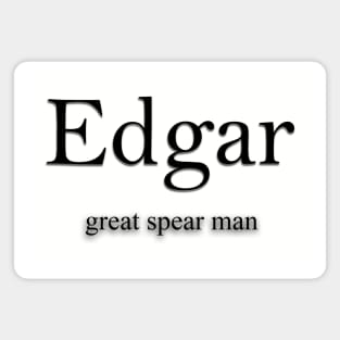 Edgar Name meaning Magnet